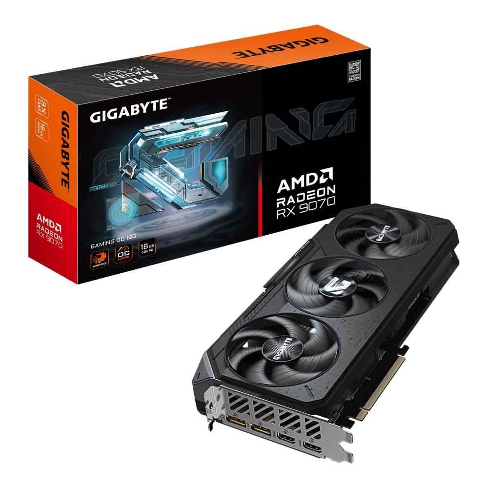 GIGABYTE RADEON RX 9070 GAMING OC 16G - 16GB GDDR6 (GV-R9070GAMING OC-16GD)