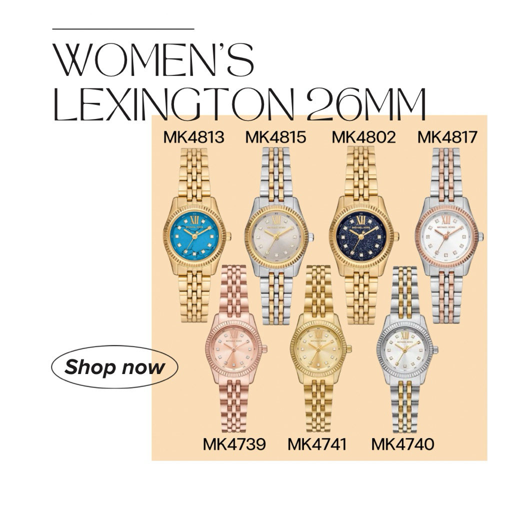 Women’s lexington watch รุ่น MK4813 MK4815 MK4802 MK4817 MK4739 MK4741 MK4740