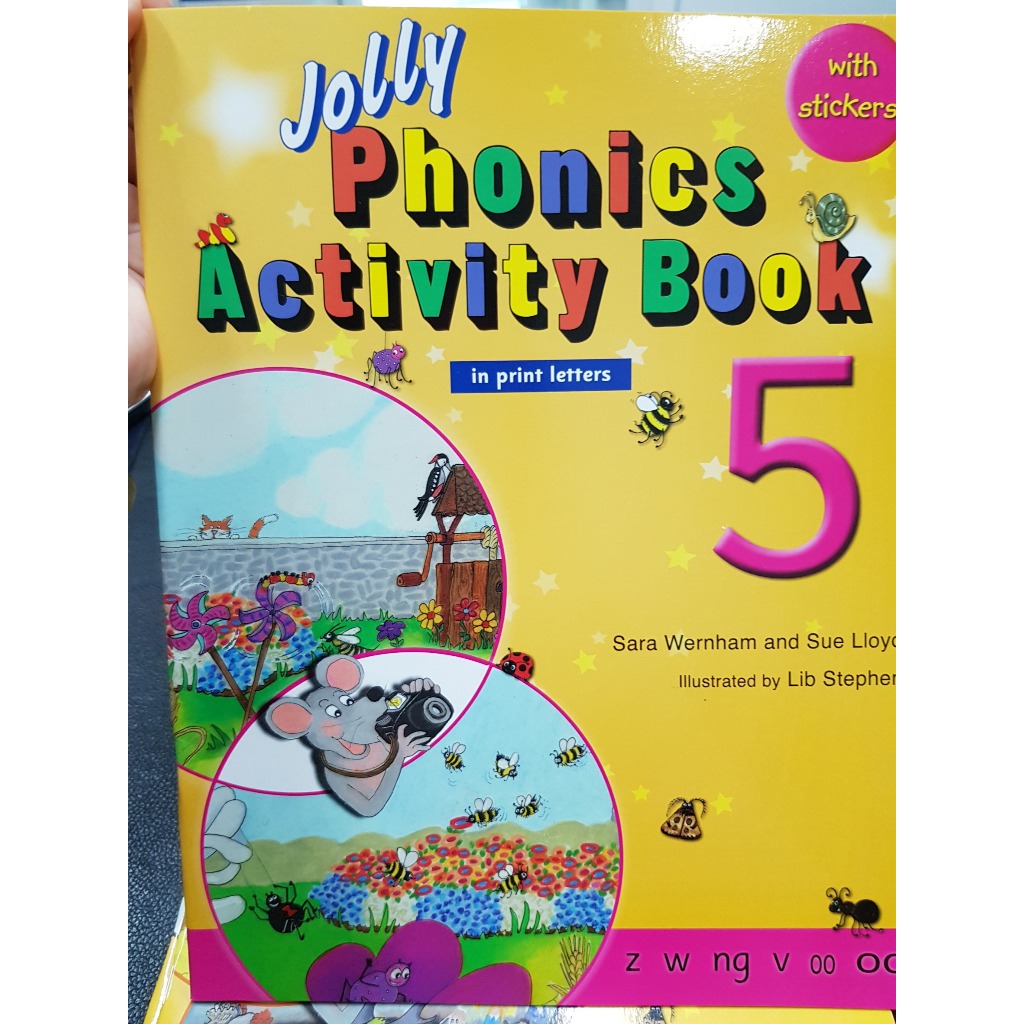 ปกเดิม PP  Jolly Phonics Activity book 5: In Print letters