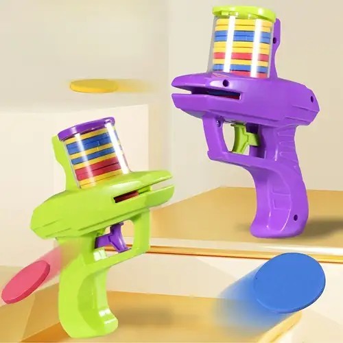 ปืนยิงโฟม ปืนของเล่น สำหรับเด็ก Foam Disc Launcher Flying / Shooting Gun Outdoor Sport Toy