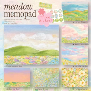 Memo pad / notepad กระดาษโน้ต กระดาษฉีก มีลายให้เลือกเยอะมาก! | Meaningful