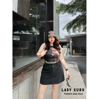 /LC/ กระโปรงทรงสอบ สาวอวบ มีไซส์เอว34-50 ผ้าคอตตอนผสมอยู่ทรง ใส่สบาย โทนสีเอิร์ธโทน แมทช์ง่าย #กระโปรงไซส์ใหญ่ พลัสไซส์