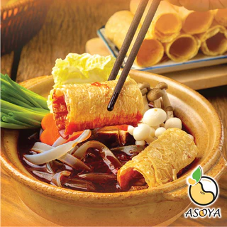 ฟองเต้าหู้ม้วนPremium ราคาถูกที่สุด ชิ้นละ 1 บาท!! ไม่ทอด!!! ชาบู หม่าล่า สุกี้ อาหารเจ Vegan 豆皮卷