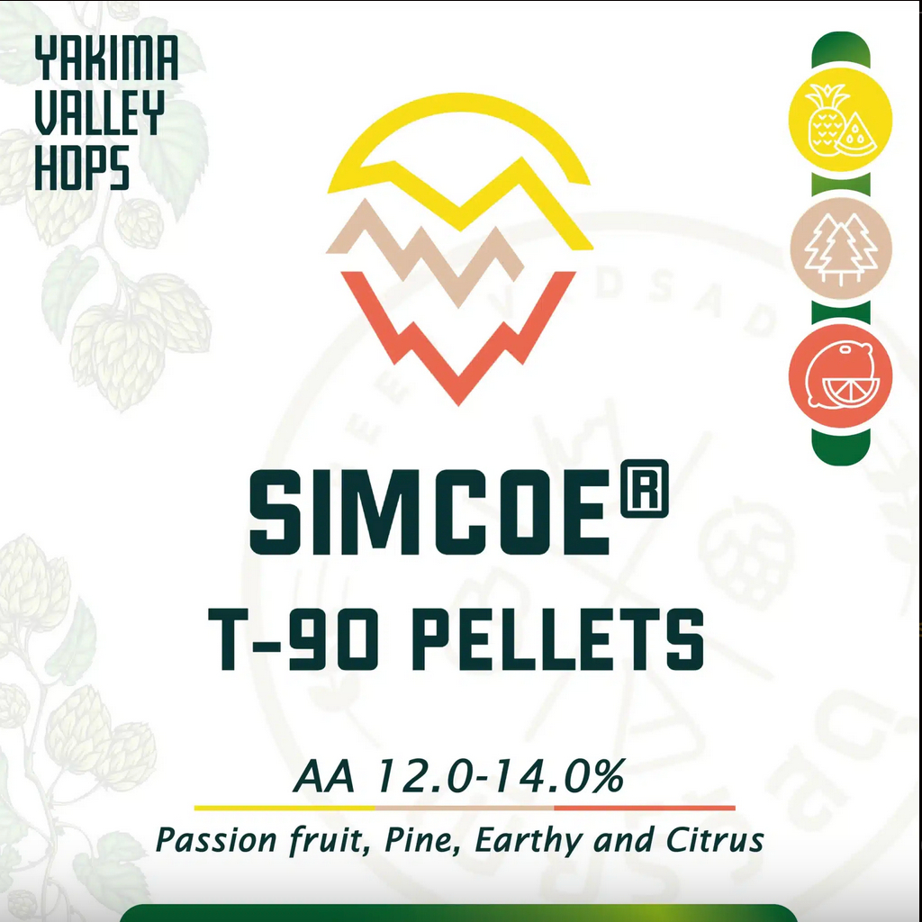 Simcoe Hops Pellets (56g) ให้ทั้งความขมและกลิ่นหอม