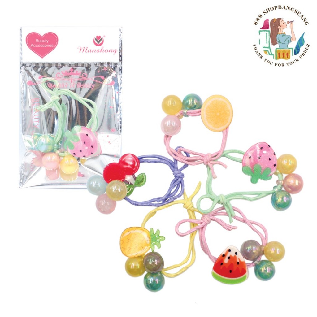 ยางรัดผมมีของประดับ Manshong