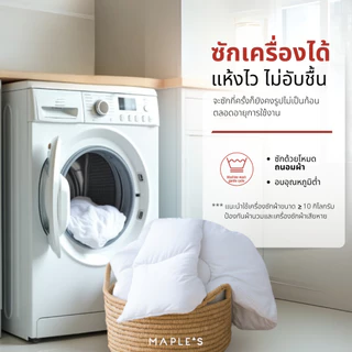 MAPLE'S ไส้ผ้านวม โรงแรม 6 ดาว สําหรับฟูก3-10ฟุต เส้นใยละเอียด กันไรฝุ่น ปลอกนวม duvet blanket