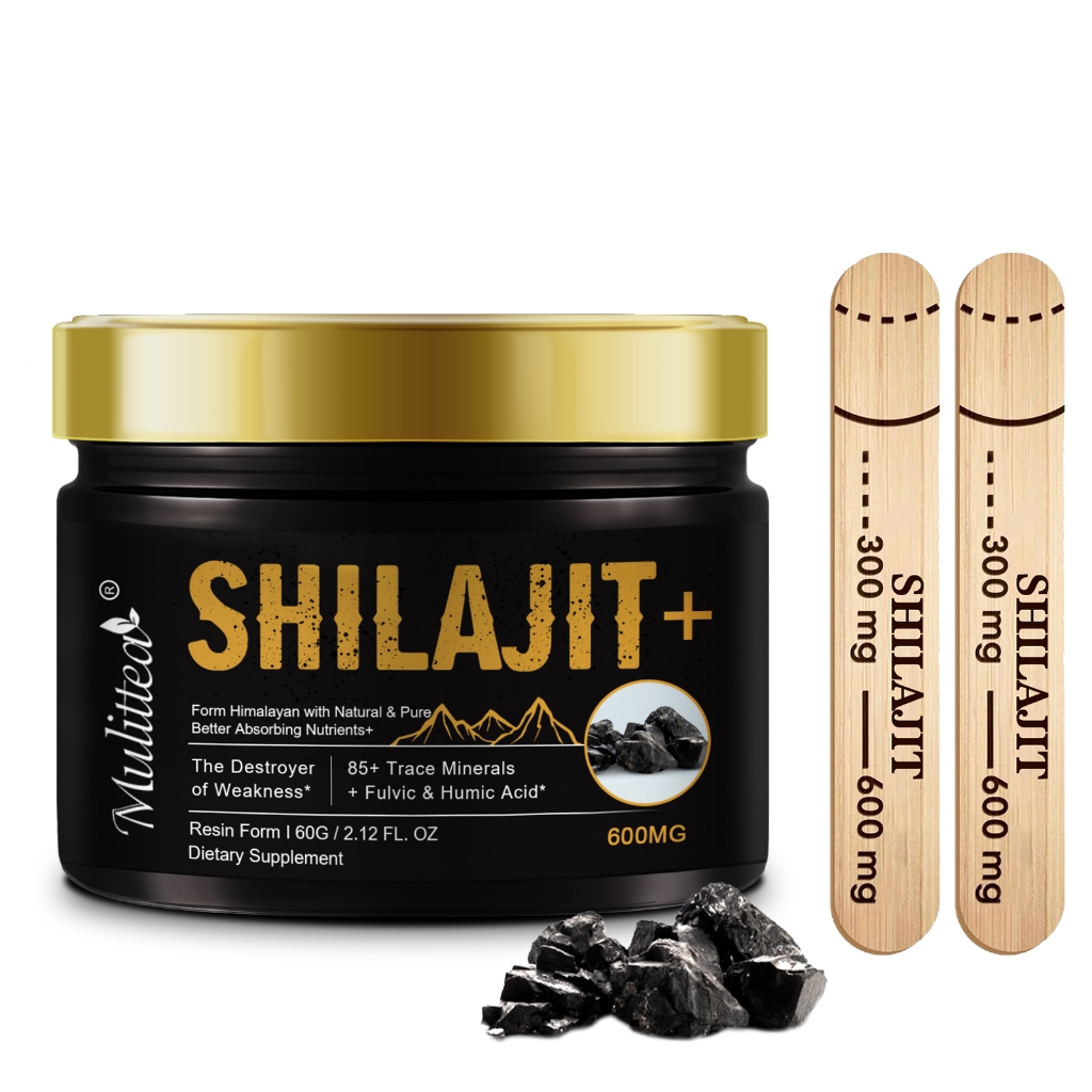 Shilajit 600 มก Pure Himalayan Shilajit เพิ่มประสิทธิภาพการเล่นกีฬา เพิ่มฮีโมโกลบิน