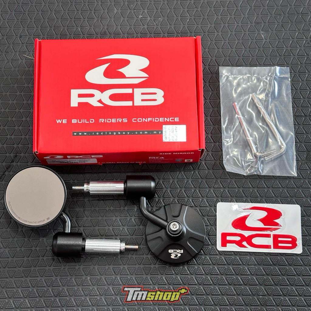 กระจกปลายแฮนด์ RCB S7  ทรงกลม ปลายแฮนด์ TMshop