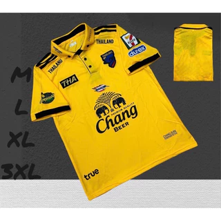 เสื้อบอลเสื้อกีฬามีแค่เสเสื้อผ้านิ่มเย็นใส่สบายขนาดไซร้M L XL 3xLราคาถูก