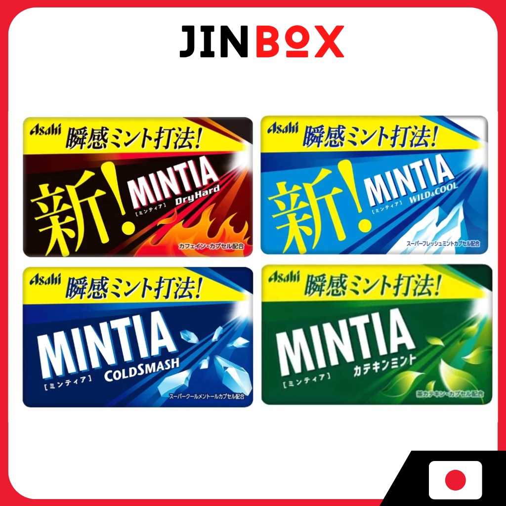 Asahi Food Mintia Dry Hard/ Coldsmash/ Wild & Cold / Catechin Mint อาหารอาซาฮี มินเทีย แห้งแข็ง/ โคลด์สแมช/ ไวลด์แอนด์โคลด์