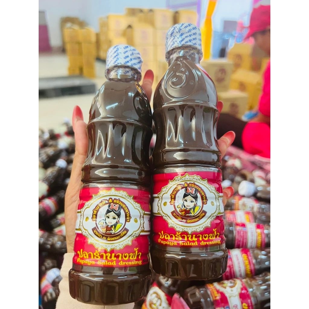 ( 2 ขวด ) ปลาร้านางฟ้า ( 400 ml.) นัวร์ เข้มข้น อร่อย สายส้มตำ ยำ ไม่ควรพลาด