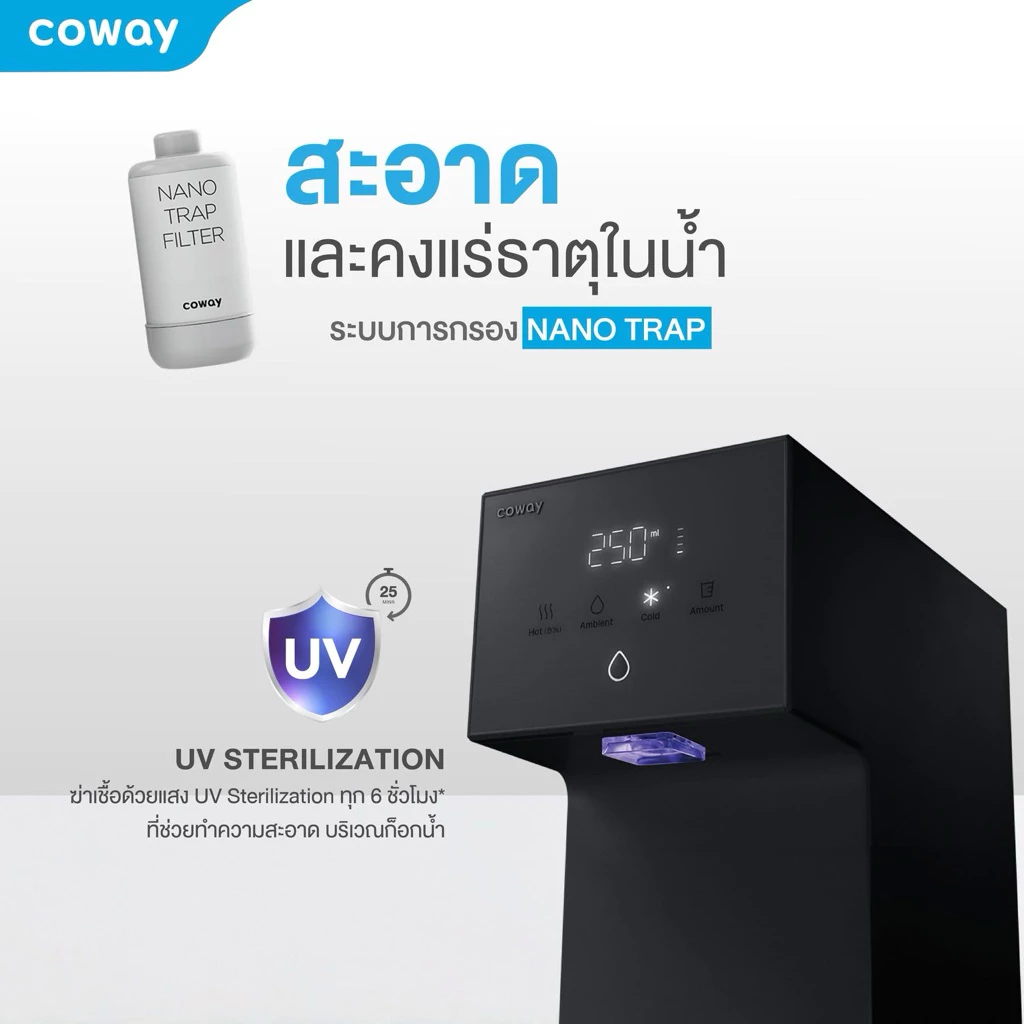 เครื่องกรองน้ำ Coway รุ่น Dazzie thumbnail 8