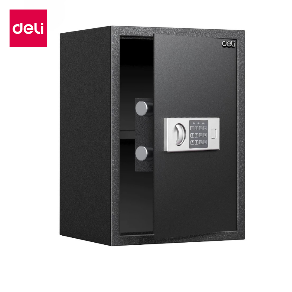Deli ตู้เซฟ ตู้เซฟนิรภัย ระบบป้องกัน2ชั้น ทั้งกุญแจและรหัสผ่าน ปลอดภัย มีหลากหลายขนาด Safe Box