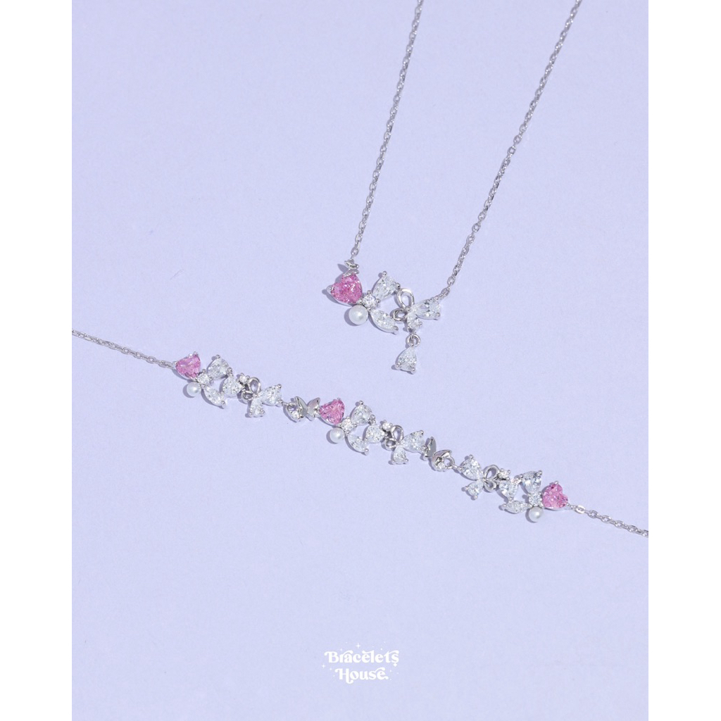 Braceletshouse เครื่องประดับเงินแท้รุ่น Cupid Flutter [D4-2]