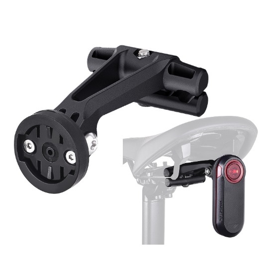 ขายึดไฟท้าย Garmin Varia สำหรับกล้อง GoPro DJI สำหรับกล้องกีฬาที่ยึดเบาะจักรยาน