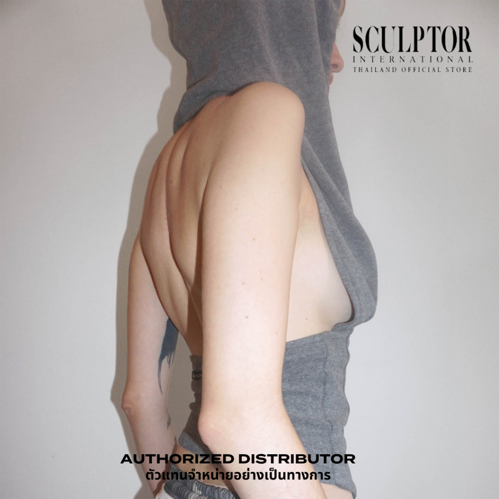 SCULPTOR® เสื้ื้อคอร์เซ็ต Classic Sleeveless Hoodie — صورة 6