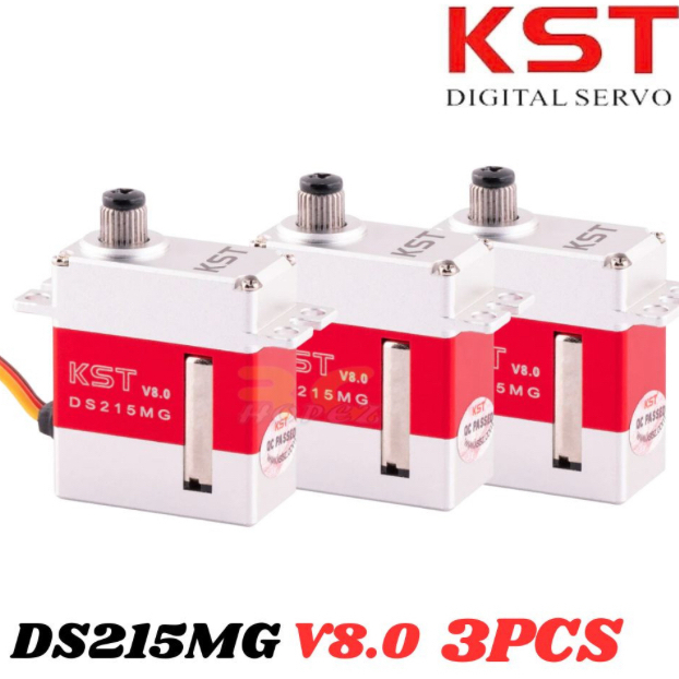 KST-DS215MG V8.0 Digital Metal Gear Micro Servo ยกพิท ฮ.450/470/X360/X380/380F(ส่งจากกรุงเทพ)