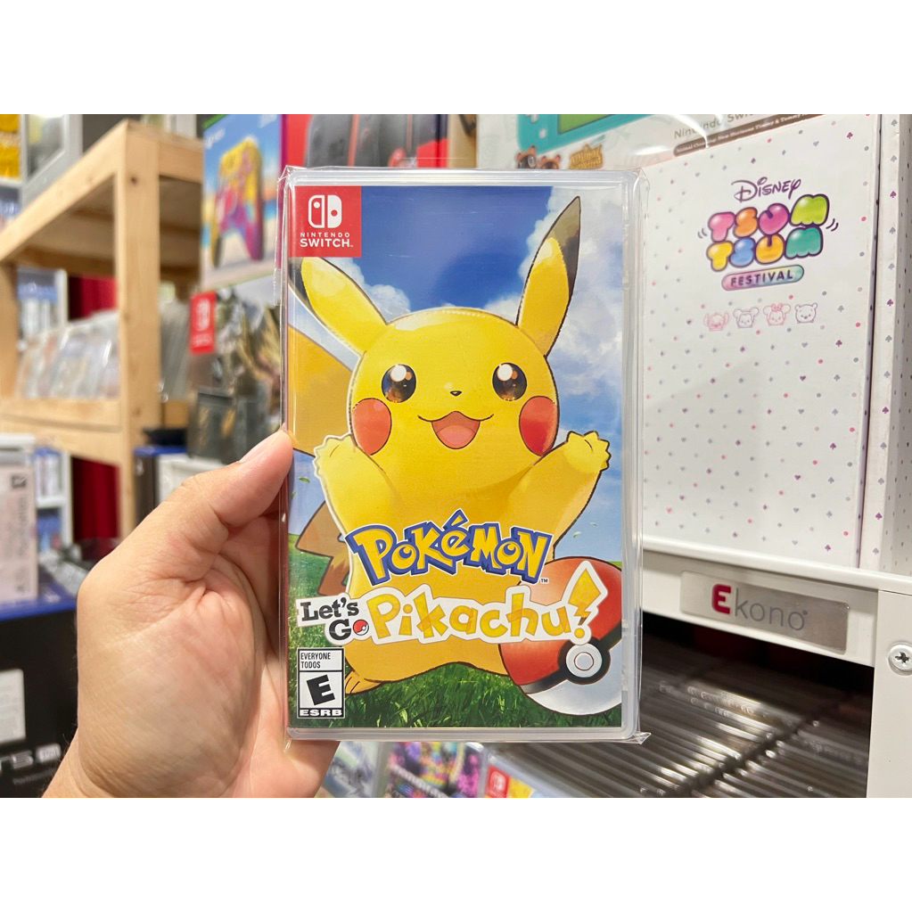 Pokemon  Let’s Go Pikachu! Nintendo Switch มือ 2 Us เเท้ คนเล่นเยอะมากๆ