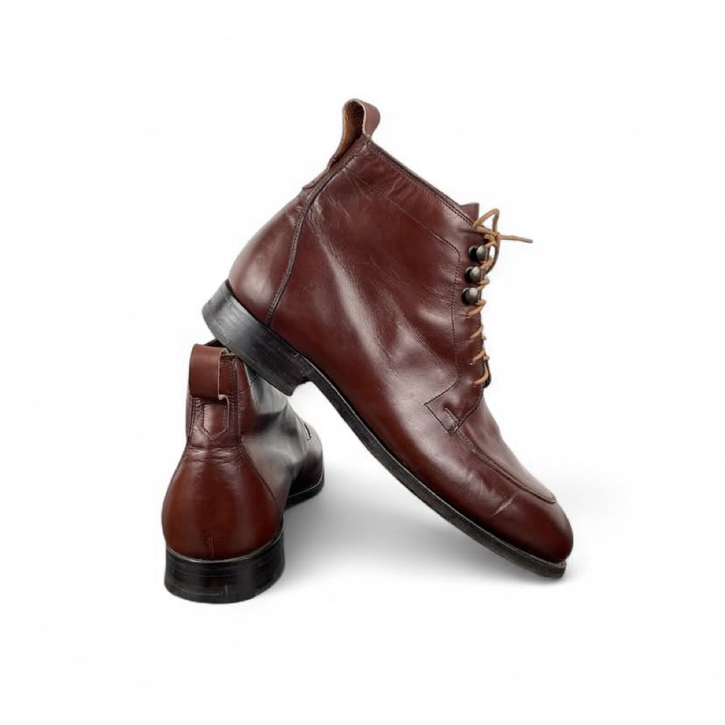 Joseph Cheaney & Sons – Vintage Split Toe Boot – Chestnut Brown Calf