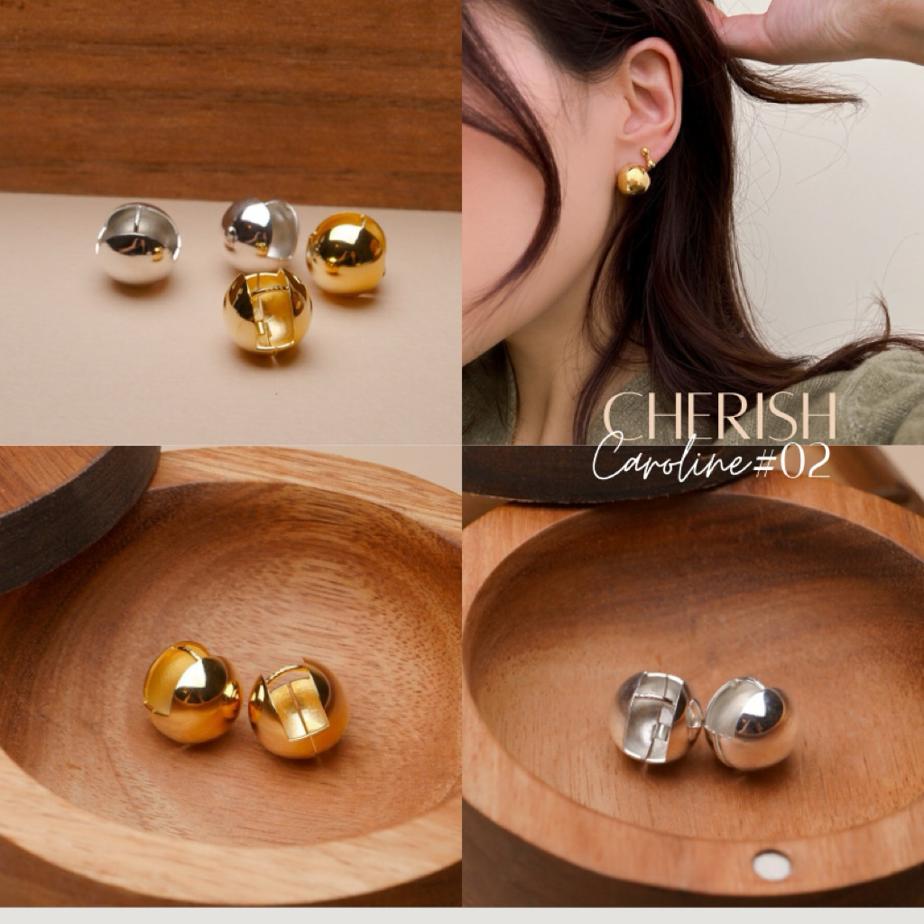 [CR99] Earring Caroline 02 ต่างหูสไตล์ minimal