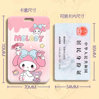 ที่ใส่บัตรลายการ์ตูนมายเมโลดี้ มีตัวเลือกแบบพวงกุญแจ หรือ สายคล้องคอ สามารถใส่บัตร หรือการ์ดอื่นๆ ได้แบบเอนกประสงค์