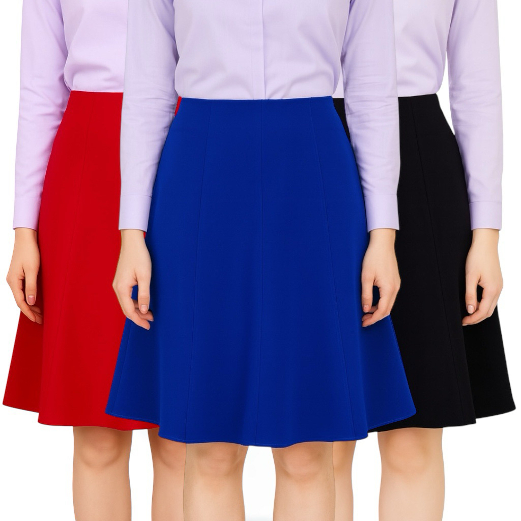กระโปรงทรง8ชิ้นผ้านาโน22“มาใหม่8สี
