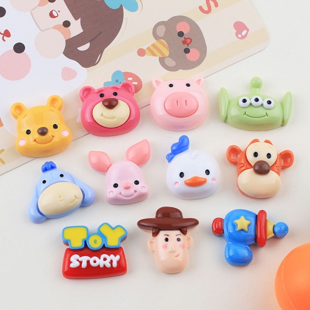 Toy สตอรี่ 💋ตัวการ์ตูนน่ารักๆ ของตัวละครอนิเมะ เรซิ่นน่ารักๆ ตกแต่งDiy