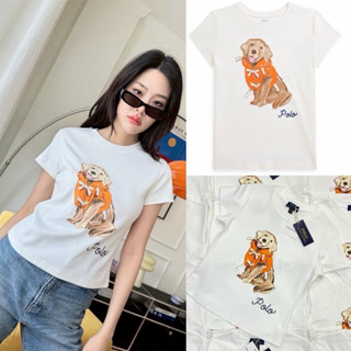 PL dog t-shirt🤍  เสื้อยืดแบรนด์ดัง สกรีนลาย งานชนช็อปแบรนด์ด…