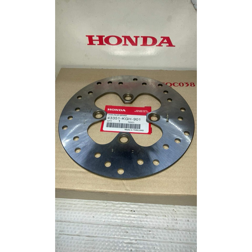 (แท้ศูนย์ฮอนด้า) จานดิสเบรคหลัง โนวา,แดช,เทน่า Nova,Dash,Tena,Beat,LS125 2T,Sonic125 4T 43351-KGH-90