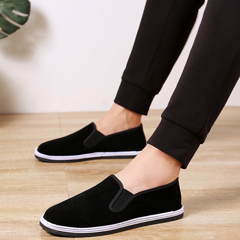 Bbigsize ไลฟ์สไตล์ที่กระฉับกระเฉง ด้วยรองเท้าสลิปออน สำหรับผู้ชาย  ดีไซน์เรียบง่าย พื้นนุ่ม น้ำหนักเบา ระบายอากาศได้ดี - รูปที่ 5