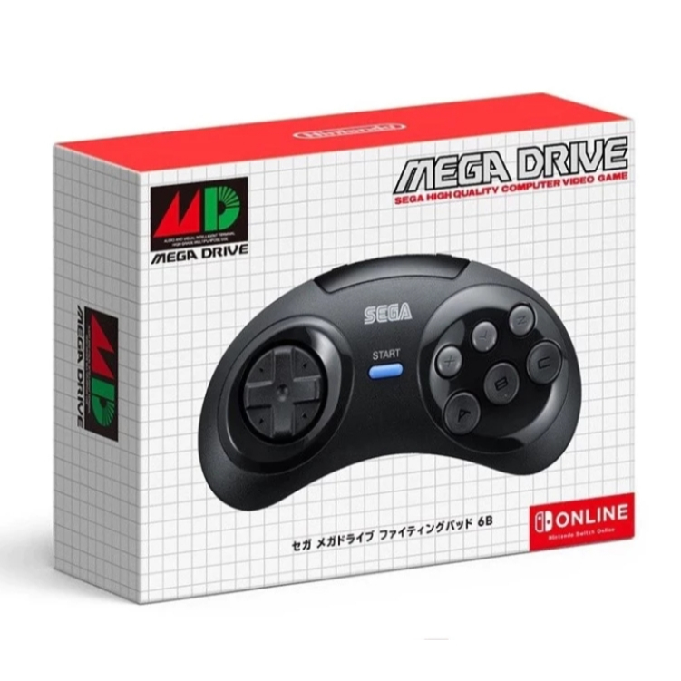 Nintendo Switch - Sega Mega Drive Controller - Official - Limited Edition - Nintendo Switch Online