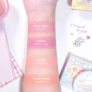 twentywendy x DADDY | Back to School | Make Me Blush บลัชออนเนื้อเเมตต์ที่มีสัมผัสที่บางเบา ติดทน เเละ Pigment ที่คมชัด