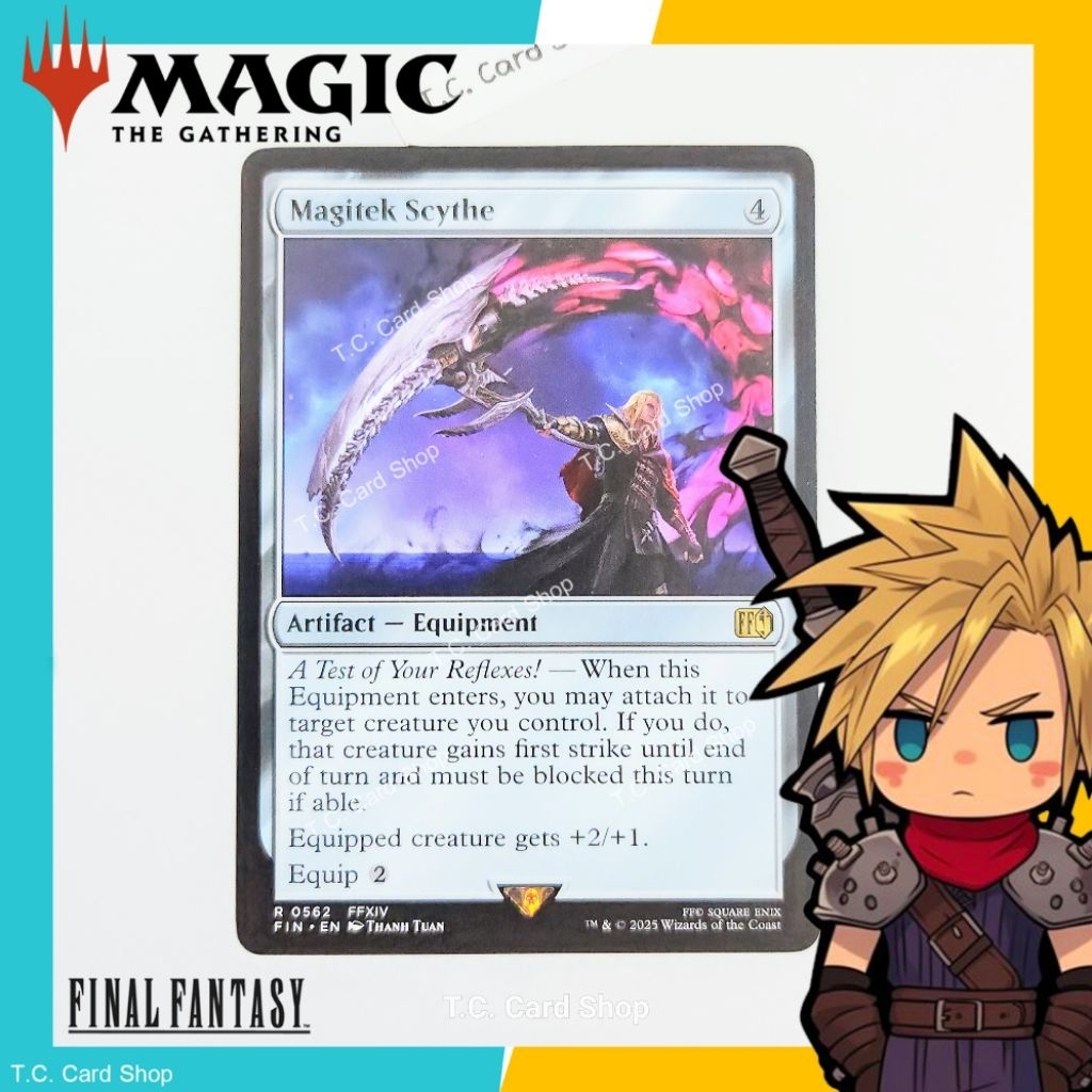 Magitek Scythe - R0562 FFXIV (Goldstamp) - Final Fantasy - Magic the Gathering (MTG) (FIN)