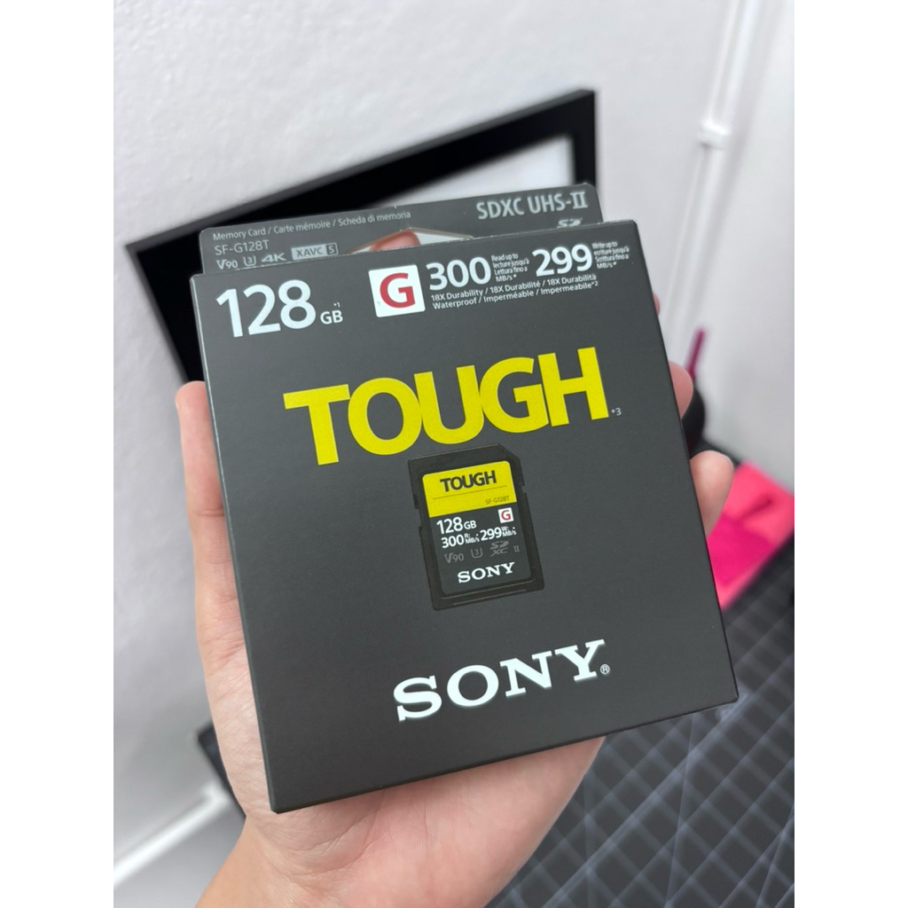Sony SF-G128T Tough 128GB V90 SDXC UHS-II 300MB/s - SD Card