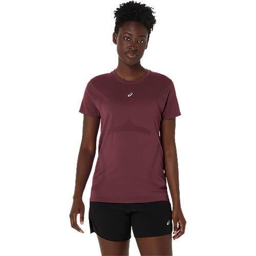 ASICS :  2012D292.600 ROAD SEAMLESS SS TOP WOMEN เสื้อคอกลมผู้หญิง ของแท้