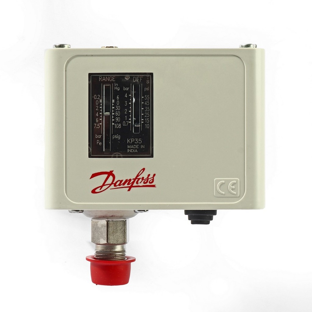 Danfoss Pressue Switch Danfoss KP35 0.2-7 BAR (ตั้ง 0.7-4BAR)