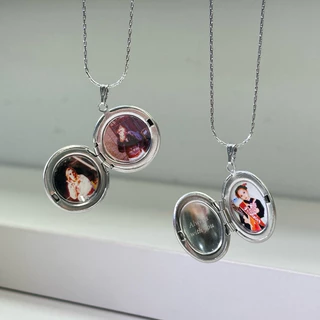 📍ผลิต 5-7 วัน📍 Oval locket • สร้อยคอจี้ล็อกเก็ตใส่ภาพ - ทรงวงรี