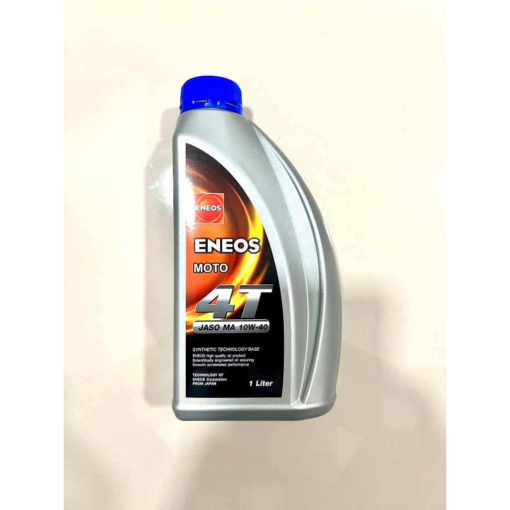 ENEOS MOTO 4T JASO MA 10W-40 ขนาด 0.8L, 1L น้ำมันเครื่องรถจักรยานยนต์