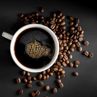 ผงกาแฟดำ (Black Coffee Powder) ปริมาณสุทธิ: 100 กรัม