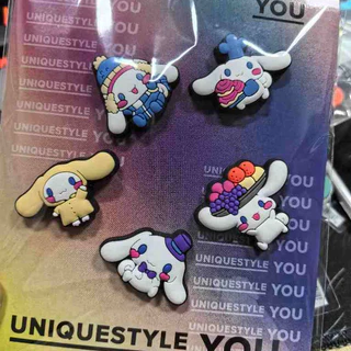 <ส่งจากกรุงเทพฯ>YIBO charms จิบบิทซ์ อุปกรณ์เสริมรองเท้า ตั้งค่าอุปกรณ์เสริมคู่การ์ตูน 100% ของ ที่เหมาะสำหรับ