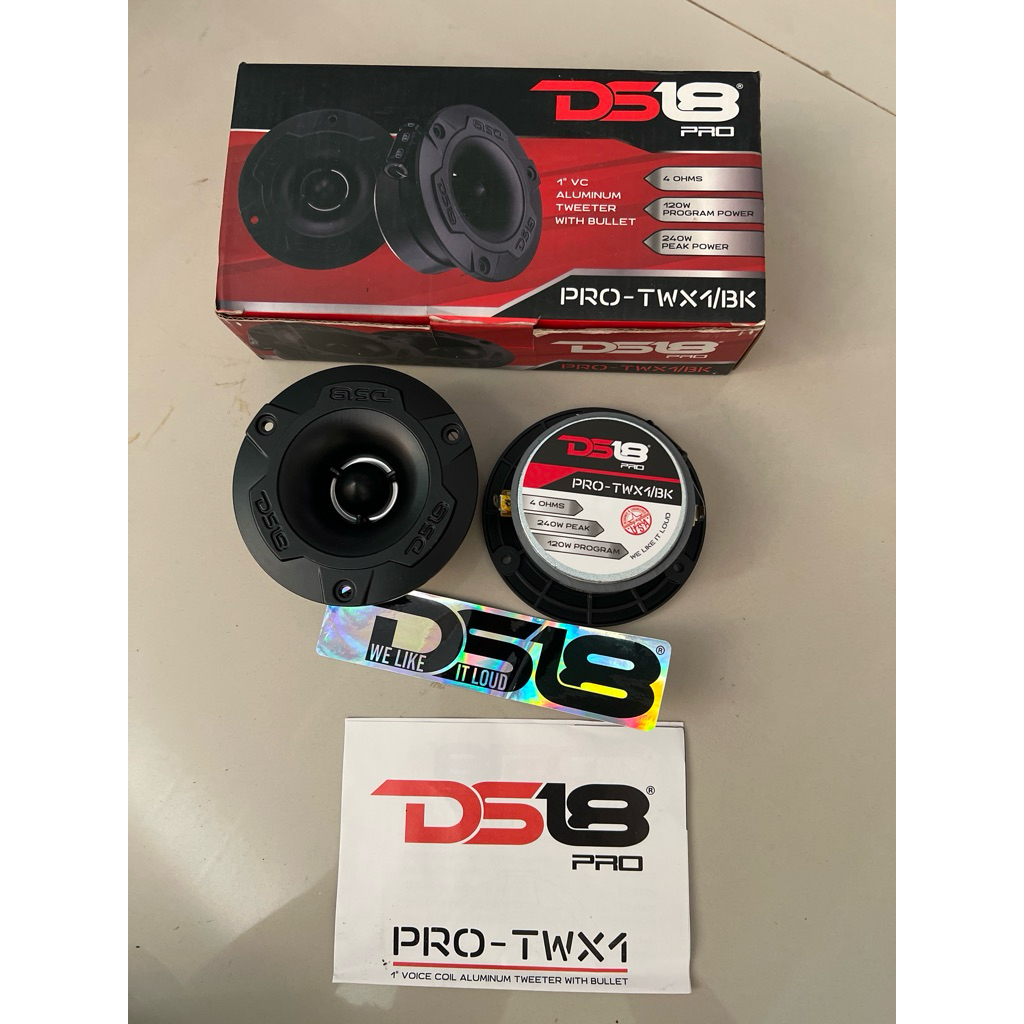 1990บาท​แหลม​จาน​4​นิ้ว​ DS-18​ รุ่น PRO-TWX1/BK สีดำ
