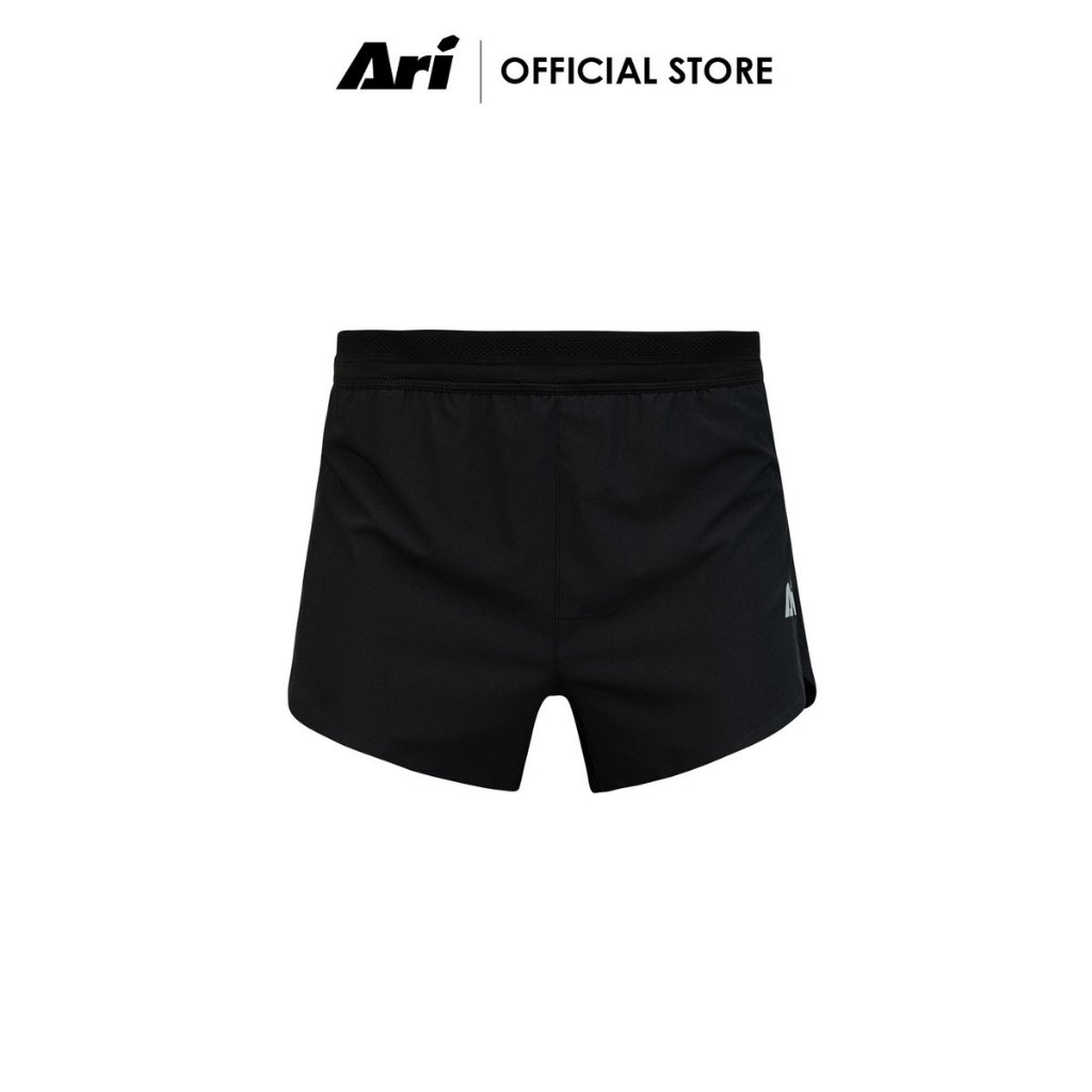 ARI MEN ELITE 3 INCHES RUNNING SHORT - BLACK (AAP2922-01) กางเกงวิ่งผู้ชาย 3 นิ้ว อาริ ELITE สีดำ
