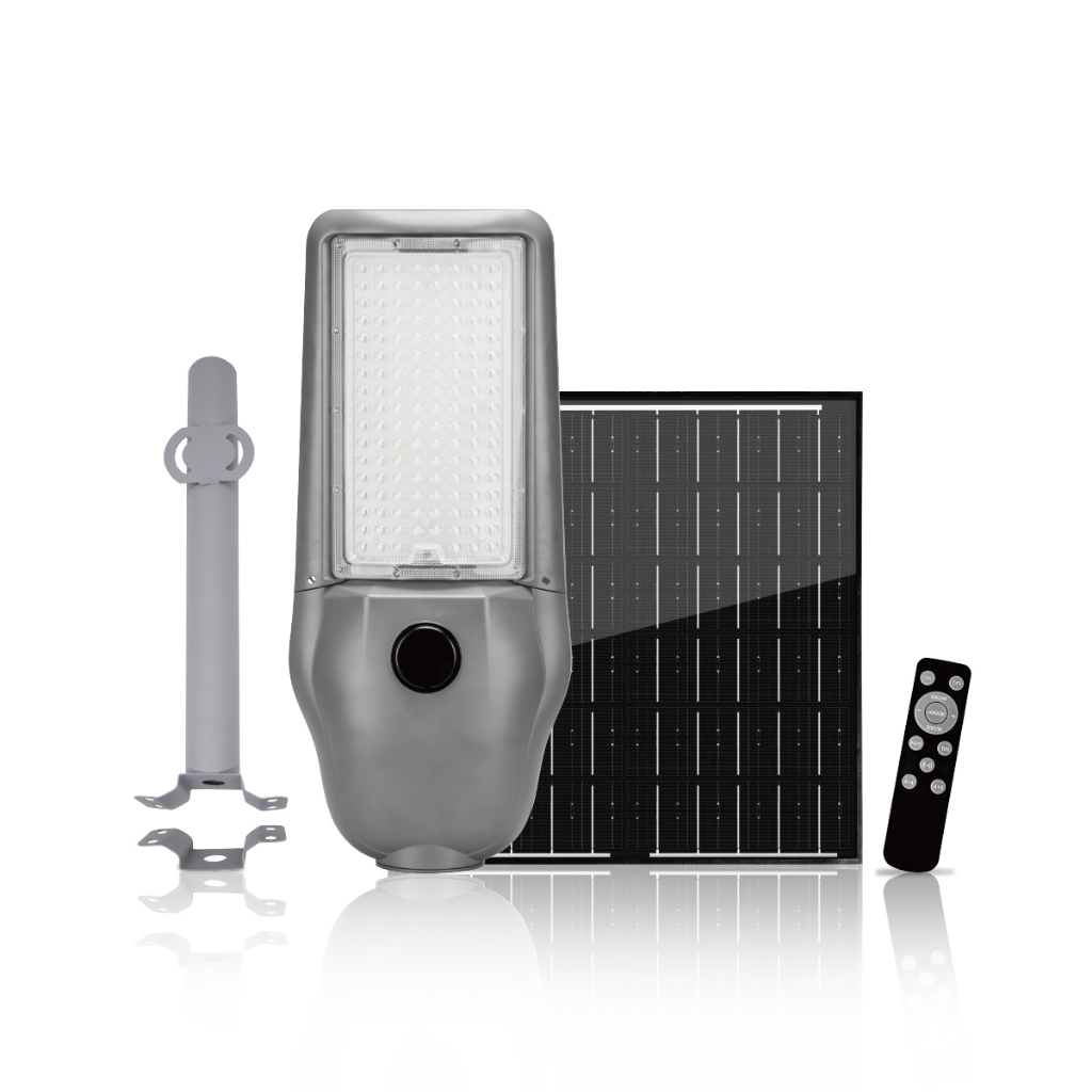 MODI ไฟโซล่าเซลล์ 200W 300W 3แสง Solar street light กันน้ำกันฝุ่น IP65 โซล่าเซลล์ solar light ราคา ถูกที่สุด ดีลบีเคเค แกลเลอรีภาพที่ 9