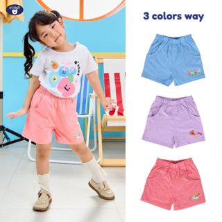 e'clat กางเกงขาสั้น กางเกงเด็กผู้หญิง1-6ปี มี 3สี ผ้าCotton …