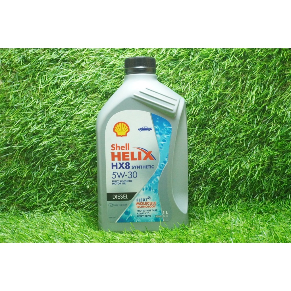 น้ำมันเครื่องสังเคราะห์แท้ 100% Shell 5w-30 HX8 ดีเซล