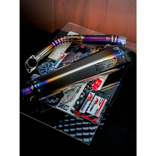 ท่อ FT Titanium Forza350 Xmax300 Zontes350E ฟูลไทเทเนียม / ฝ…