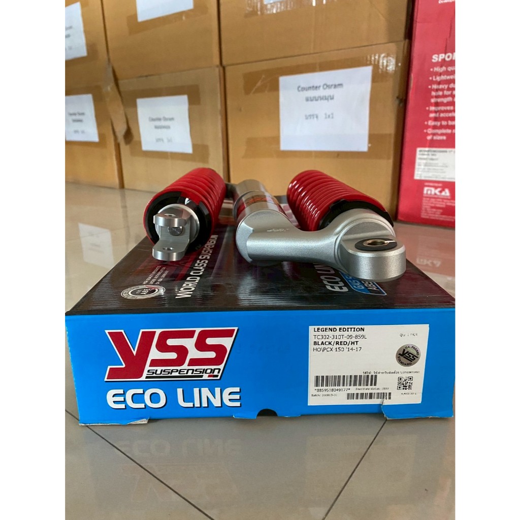 โช๊คหลัง YSS G-SERIES LEGEND EDITION PCX150'14-17 พีซีเอ็กซ์ BLACK/RED YSS แท้100% โช๊คหลังมอเตอร์ไซค์