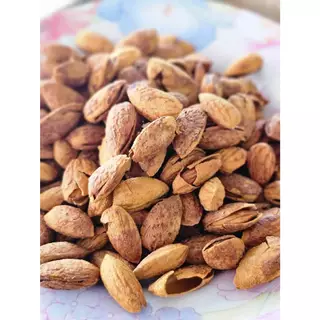 อัลมอนด์อบเนยมีเปลือก (Almond) ถั่วอัลมอนด์อบเนย ขนาด 200 กรัม / 500 กรัม / 1 กก.