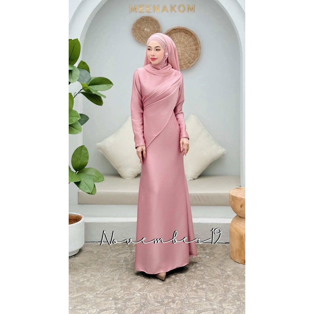 ชุดอิสลามหญิง เดรสมุสลิมใส่ออกงาน รุ่นวีด้า ชุดใส่รายอ ชุดเพื่อนเจ้าสาว แฟชั่นมุสลิม