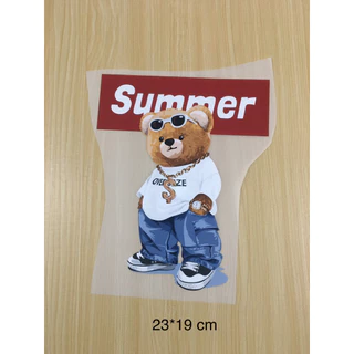 C05สติ๊กเกอร์การ์ตูนสติ๊กเกอร์ตัวหนังสือโลโก้รีดร้อนติดเสื้อ ตัวรีดร้อนติดเสื้อ ติดกระเป๋า ติดผ้าได้หลายชนิด